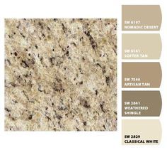 Paint colors from Chip It! by Sherwin-Williams Giallo Ornamental Granite...It will be MINE!!! LOVE IT!: Venetian Gold Granite, Formica Laminate, Kitchen Paint Colors, Kitchen Cabinet Colors, Kitchen Redo, Kitchen Paint, Trendy Kitchen, Bathroom Colors, Counter Tops