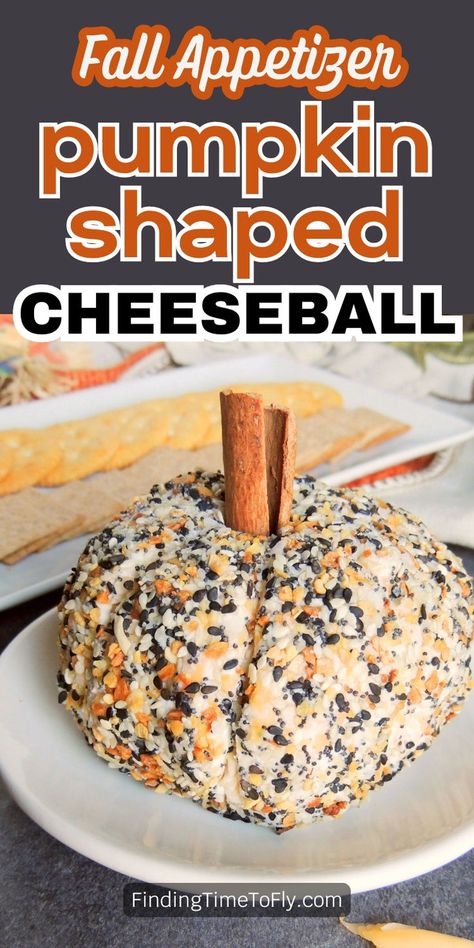 This Pumpkin Cheese Ball is a perfect and delicious fall appetizer! Made with a mix of cream cheese and shredded cheese, it’s shaped like a pumpkin and coated with Everything Bagel Seasoning. It's the perfect addition to any cheese board or a Halloween party, fall gatherings, or even a Thanksgiving appetizer! Fall Appetizers Dips For Party Cheese Ball In Shape Of Pumpkin Cheese Dip Halloween Halloween Cream Cheese Dip Thanksgiving Pumpkin Cheese Ball Pumpkin Shaped Cheese Ball Recipe Cream Cheese Pumpkin Ball, Cheese Balls For Fall, Halloween Cream Cheese Dip, Cheese Ball Pumpkin Shaped, Pumpkin Shaped Cheese Ball Recipe, Witch Hat Cheese Ball, Halloween Appetizers Easy Party Ideas, Halloween Cheese Ball Recipes, Cheese Ball Pumpkin