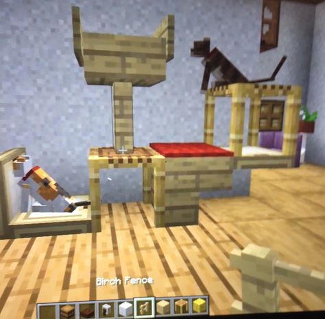 Minecraft Cat Cafe Interior, Cat Cafe Minecraft Ideas, Cat Cafe Minecraft, Minecraft Cat House, Minecraft Cottagecore, Cat Construction, Cottagecore Minecraft, Mc Ideas, Minecraft Village