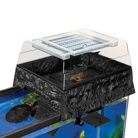 Amazon.com : Penn Plax Turtle Tank Topper - Above-Tank Basking Platform for Turtle Aquariums, 17 x 14 x 10 Inches : Turtle Dock : Pet Supplies Turtle Basking Platform, Turtle Dock, Turtle Aquarium, Turtle Care, Slider Turtle, Turtle Habitat, Red Eared Slider, Aquatic Turtles, Pet Turtle