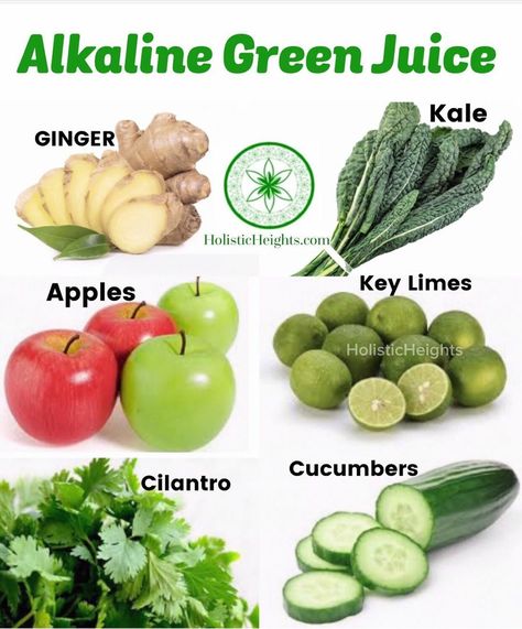 Alkaline Fruits And Vegetables, Alkaline Smoothie, Dr Sebi Recipes Alkaline Diet, Dr Sebi Alkaline Food, Dr Sebi Recipes, Healthy Juicer Recipes, Apple Smoothie, Green Juices, Alkaline Diet Recipes