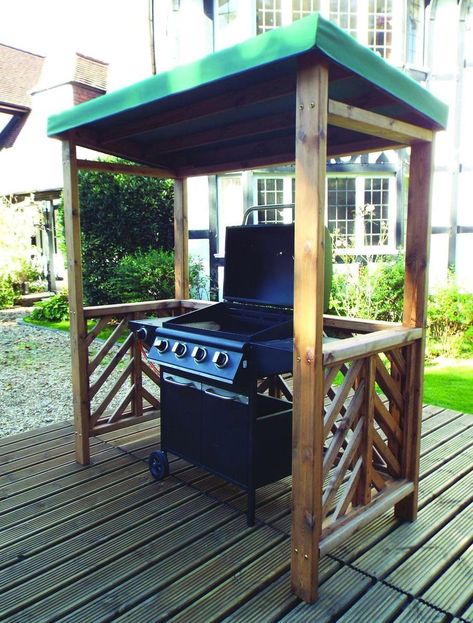 Bbq Shelter Ideas, Bbq Shelter, Bbq Shed, Bbq Gazebo, Corner Summer House, Aluminum Gazebo, Outdoor Barbeque, Outdoor Grilling, Grill Gazebo