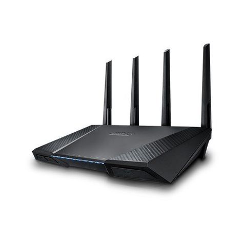 ASUS RTAC87U WirelessAC2400 Dual Band Gigabit Router AiProtection with Trend Micro for Complete Network Security -- Click image to review more details. (Note:Amazon affiliate link) #ComputerRouters Router Saw, Best Wifi Router, Gaming Router, Cisco Networking, Best Router, Portable Computer, Wireless Routers, Wireless Router, Network Security