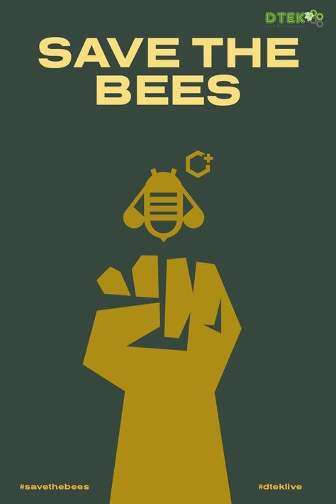 Save the bees. ✊🐝 Bee Illustration Graphic Design, Save The Bees Poster, Bee Graphic Design, Fluxus Art, Bee Illustration, Id Design, Axel Arigato, Dragon Ball Wallpapers, Poster Ideas