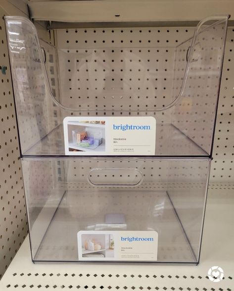 Clear Storage Bins Nursery, Inexpensive Storage Bins, Clear Stackable Containers, Clear Acrylic Storage Bins, Acrylic Bins Storage Ideas, Stackable Closet Storage, Stackable Storage Bins Ideas, Stackable Storage Containers, Clear Cube Storage Bins