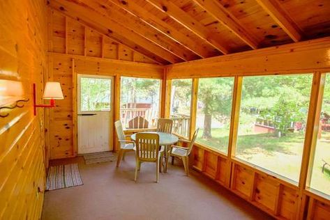 Screened In Porch Knee Wall Ideas, Screen Porch Knee Wall Ideas, Enclosed Porch Wall Ideas, Cedar Screened In Porch, Screen Porch Wall Ideas, Wood Screened In Porch, Closed In Back Porch Ideas, Rustic Screened In Porch, Porch Room Ideas