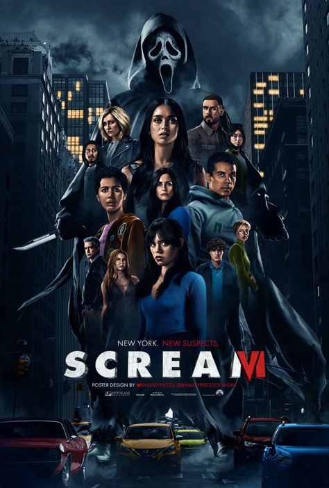 Scarie Movie, Scream Movie Poster, Scream Vi, Terror Movies, Supraviețuire Camping, Scream Cast, Scream Franchise, Ghostface Scream, Scream 6