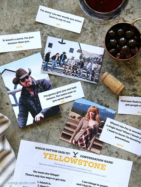 Diy Yellowstone Gifts, Yellowstone Party Food Ideas, Yellow Stone Themed Party, Yellowstone Party Decor, Yellowstone Party Food, Yellowstone Theme Party Ideas, Yellowstone Watch Party, Yellowstone Birthday Party, Yellowstone Theme Party