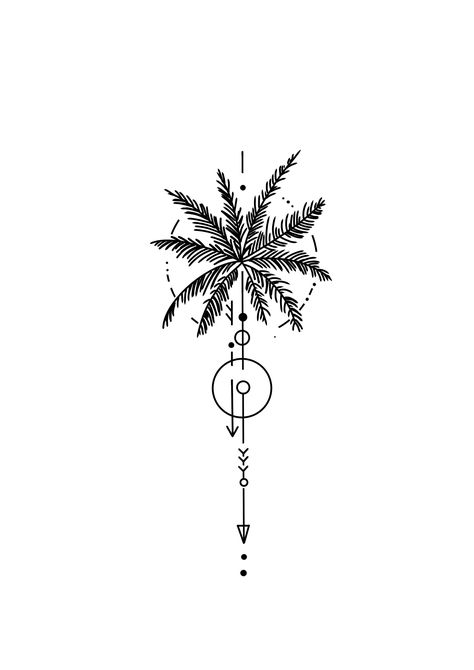 Carribean Tattoos Men, Ezra Tattoo, Palm Tree Tattoo Men, Free Spirit Tattoo, Palm Tree Tattoos, Tree Sleeve Tattoo, Tree Tattoo Men, Small Chest Tattoos, Simple Tattoos For Guys