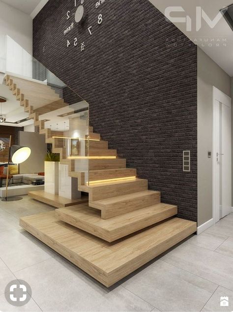 Steps Design Interior Stairs, Foto Scale, Vstupná Hala, Stair Walls, درج السلم, Arsitektur Art Deco, Staircase Design Modern, Stair Wall, Escalier Design