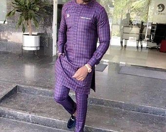 African Male Suits, Wedding Suit Styles, Mens Wedding Suits, Dashiki For Men, Costume Africain, African Suit, African Party Dresses, Nigerian Men Fashion, Dashiki Shirt