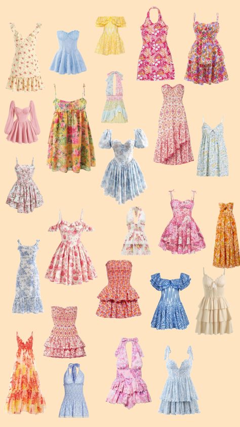 Preppy Summer Dress, Outfits For High School, Cute Formal Dresses, Preppy Summer Outfits, Outfit Inspo Summer, Summer Attire, Cute Preppy Outfits, Easy Trendy Outfits, Super Cute Dresses