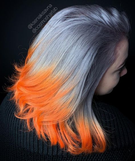 Hair Colorful, Dyed Hair Inspiration, Pretty Hair Color, Bright Hair, Dye My Hair, Hair Dye Colors, Hair Inspiration Color, Orange Hair, Hair Inspo Color