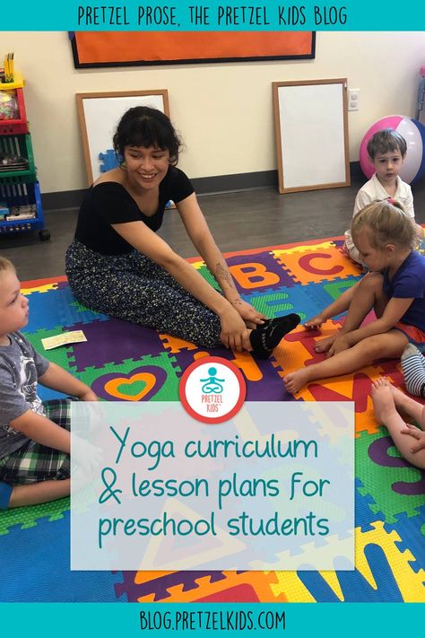 Yoga For Preschoolers, Kids Yoga Themes, Lesson Plans For Preschool, Kids Exercise Activities, Preschool Yoga, Kid Yoga, Kid Yoga Lesson Plans, Yoga Lesson Plans, Kids Yoga Classes