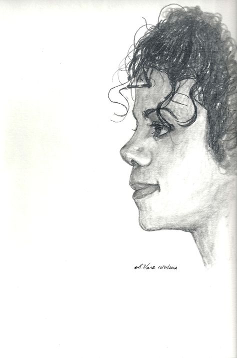 Original Drawing Michael Jackson Profile Michael Jackson Profile Pictures, Michael Jackson Drawings Easy, Michael Jackson Poses Drawing, Realism Graphite, Draw Michael Jackson, Drawing Michael Jackson, Mj Tattoo, Mj Drawing, Michael Jackson Cartoon Art