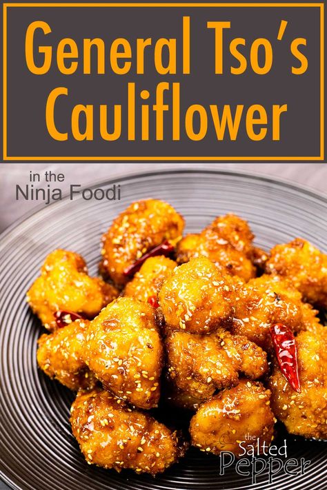 Cauliflower General Tso, General Tso Cauliflower Air Fryer, Air Fryer General Tso Cauliflower, General Tso Chicken Air Fryer, Air Fryer General Tso Chicken Easy, Vegetarian General Tso, General Tao Cauliflower Recipe, General Tso's Cauliflower, General Tso's Chicken Recipe