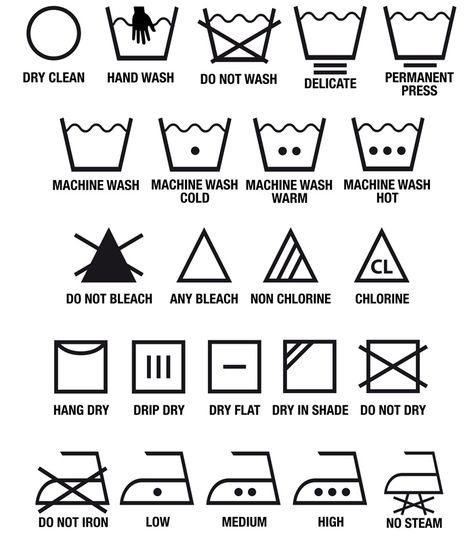 Laundry Symbols Sign, Laundry Symbols Printable Free, Laundry Tag Symbols, Laundry Symbols Printable, Care Label Symbols, Laundry Printables, Laundry Room Printables, Price Tag Design, Label Inspiration