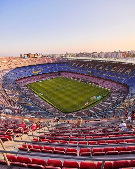 Barcelona Summer, Messi Pictures, Camp Nou Stadium, Barcelona Wallpapers, Barcelona Architecture, Summer Collage, Fc Barcelona Wallpapers, Field Of Dreams, Best Club