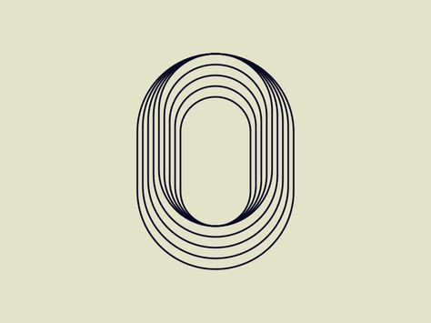 Dribbble 0 Zero Graphic Design, 0 Number Design, Number Zero, Loop Logo, Minimalist Logo Branding, Logo Personal, Design Loop, Cool Optical Illusions, Logo Luxury