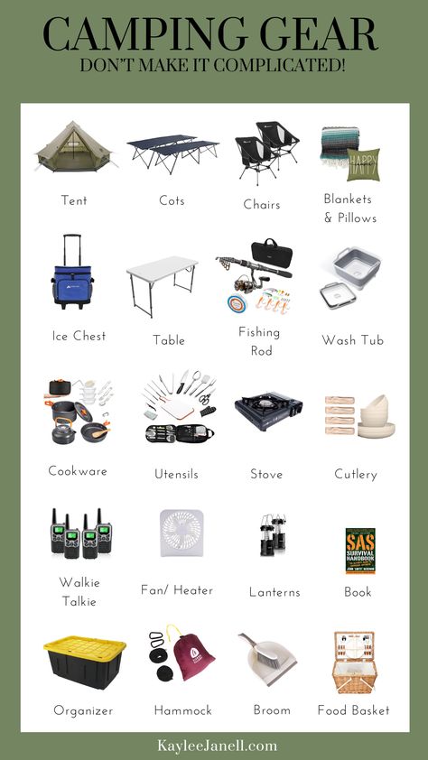 If you are tired of seeing camping travel essentials lists that are a mile long, you are not alone. I read them all and came up with a new list that I believe covers all the areas of camping and what is actually essential. Plus I found kits that make organization easier and found a tote that makes storing and transporting a breeze! #camping #travelpacking #campsetup #outside Van Camping Packing List, What You Need For Camping, Essential Camping Gear List, Best Camping Ideas, Camping Basics For Beginners, Simple Camping List, Camping Needs List, List Of Camping Essentials, Food To Take Camping Ideas