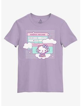 Kawaii Arcade, Kawaii Fits, Purple Tee, Design Clothes, Plus Size Fits, Hello Kitty Collection, Girls T Shirt, Socks And Tights, Kawaii Clothes