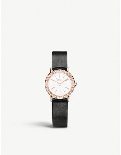 Piaget Watch, Rolex Watches Women, Trendy Watches, Luxury Watch Brands, Rose Gold Case, Fine Watches, White Dial, Watch Brands, Quartz Movement