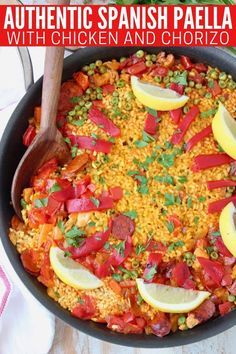 Paella Chicken And Shrimp, Best Paella Recipe Authentic, Chicken Paella Recipe Easy, Pialla Recipes, Paella Recipe Authentic, Traditional Spanish Paella Recipe, Easy Spanish Paella Recipe, Chicken And Chorizo Paella Recipe, Best Paella Recipe