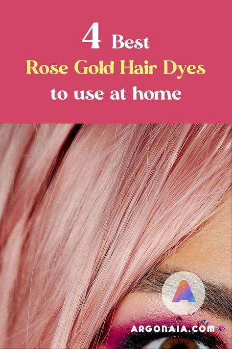 There are a few different ways to achieve this look, depending on what color you’re starting form and whether you’re trying this at home, the salon, and how permanent you want your results to be. Whether you’re looking for a permanent all-over wash of rose gold color or your want to try out some semi-permanent rose gold balayage, this is a color that can be both fun and elegant. Rose Gold Hair At Home Products, Rose Gold Hair Toner Blondes, Rose Gold Semi Permanent Hair Color, How To Get Rose Gold Hair, Best Rose Gold Hair Dye, Strawberry Blonde Hair Color Rose Gold, Rose Gold Hair Formula, Rose Gold And Blonde Hair, Copper Rose Gold Hair Balayage