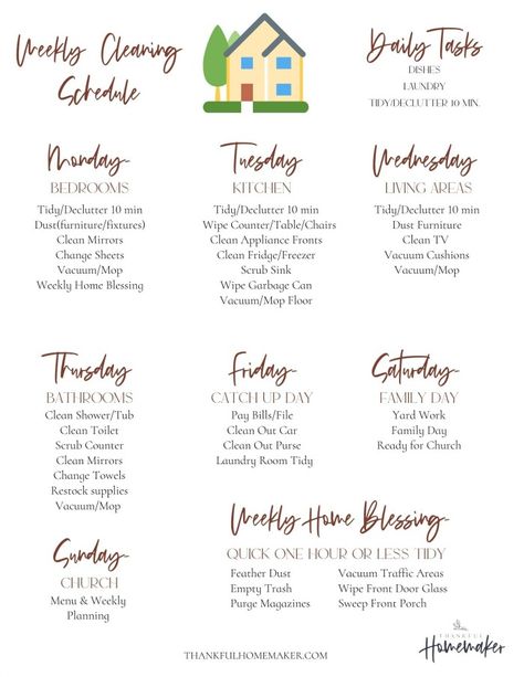 Weekly Cleaning Schedule Free PDF Download. Simplify your cleaning with this weekly schedule to keep you on task each day. #cleaningschedule #weeklycleaningschedule #freepdf @mferrell Organise Life, Cleaning Binder, Weekly Cleaning Schedule Printable, House Cleaning Schedule, Monthly Cleaning, Deep Cleaning Hacks, 2023 Goals, Cleaning Schedule Printable, Week Schedule