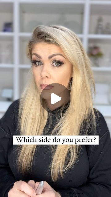 Kristin Vance on Instagram: "Are we team left or team right? 

The wonderful thing about makeup is it’s whatever your heart desires, but I gotta say, the left side seemed to really elongate and lift my face. Try both out and see which one you prefer. 🤍

#fancyvance #contourtutorial #contour #makeuptutorial #makeuptips #bellame #cosmetics #skincareinfused #thisorthat" Bellame Makeup, Contour Tutorial, About Makeup, Hearts Desire, Wonderful Things, Makeup Tips, Makeup Tutorial, Wonder, Makeup