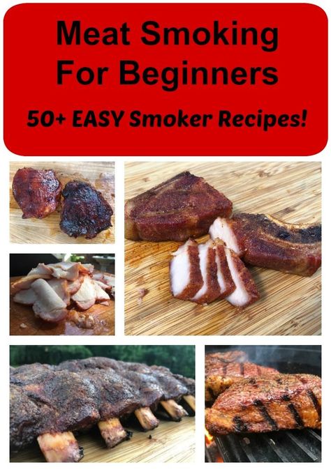 Over 50 EASY Somker Recipes! Smoker Grill Recipes, Easy Smoker Recipes, Roast Brisket, Smoker Recipes Electric, Bbq Smoker Recipes, Pellet Smoker Recipes, Pork Tenderloins, Food Korean, Meat Smoker