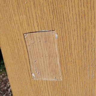 How to Fix a Hole in a Hollow Core Door : 7 Steps (with Pictures) - Instructables Fixing Hole In Door, Hollow Core Door Makeover, Hollow Core Door, Patch Hole, Epoxy Putty, Hollow Core Doors, Wood Putty, House Updates, Sliding Closet Doors