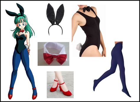 Outfits de Bulma en Dragon Ball Bulma And Vegeta Costume, Bulma Outfits, Bulma Costume, Dragon Ball Cosplay, Ideas Disfraz, Bulma Cosplay, Cosplay Clothes, Easy Cosplay, Halloween Stuff