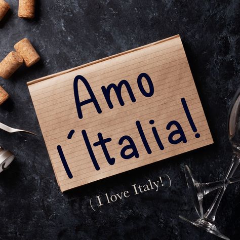 Italian Words Aesthetic, Italy Display, Italian Things, Italian Sayings, Learn To Speak Italian, Italian Grammar, Italian Vocabulary, Italian Lessons, Italian Phrases