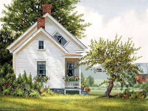 Fred Swan | ART BLOG MarkovArt Calm Life, Swan Painting, Swans Art, Summer Clipart, Summer Painting, Farm Art, Old Tree, Old Trees, Cottage Art