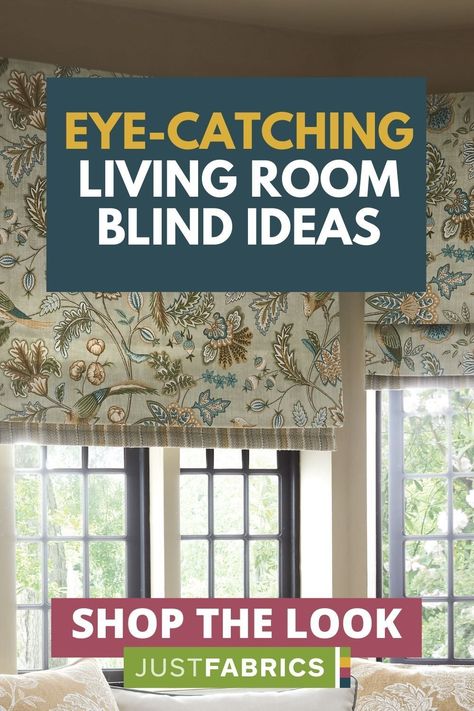 Blinds for windows are a wonderful way to add pops of textile pattern in your living room. Whether you opt for floral fabric, damask or geometric designs, every living room decor can be lifted into a cosy home with gorgeous, eye-catching window blinds. Fabric Blinds For Windows Living Rooms, Modern Roller Blinds Living Rooms, Victorian Boho Decor, Room Trends 2023, Blinds With Curtains, Pattern Curtains Living Room, Roman Blinds Living Room, Blinds Living Room, Roller Blinds Living Room