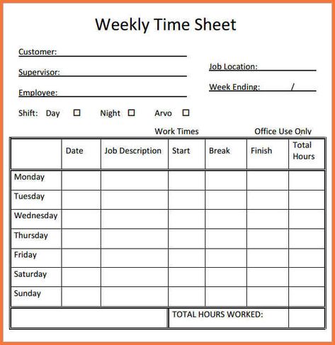 Free Printable Timesheets Weekly Timesheet Free Printable, Free Printable Time Sheets, Weekly Time Sheet Free Printable, Timesheets Template Free Printable, Time Sheets Printable Templates, Bookkeeping Templates Free Printable, Timecard Template, Printable Time Sheet, Time Sheet Printable