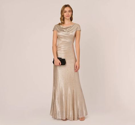 Mother of the Bride & Mother of the Groom Dresses – Page 3 | Adrianna Papell Bride And Groom Dress, Mother Of The Groom Dresses, Groom Dresses, Mob Dresses, Dresses Bridesmaid, Metallic Foil, Groom Dress, The Groom, Mother Of The Groom