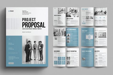 Project Proposal Layout Template, Print Templates ft. project & layout - Envato Proposal Layout Design, Proposal Layout, Project Layout, Project Proposal Template, Business Proposal Template, Project Proposal, Service Projects, Work Design, Business Proposal