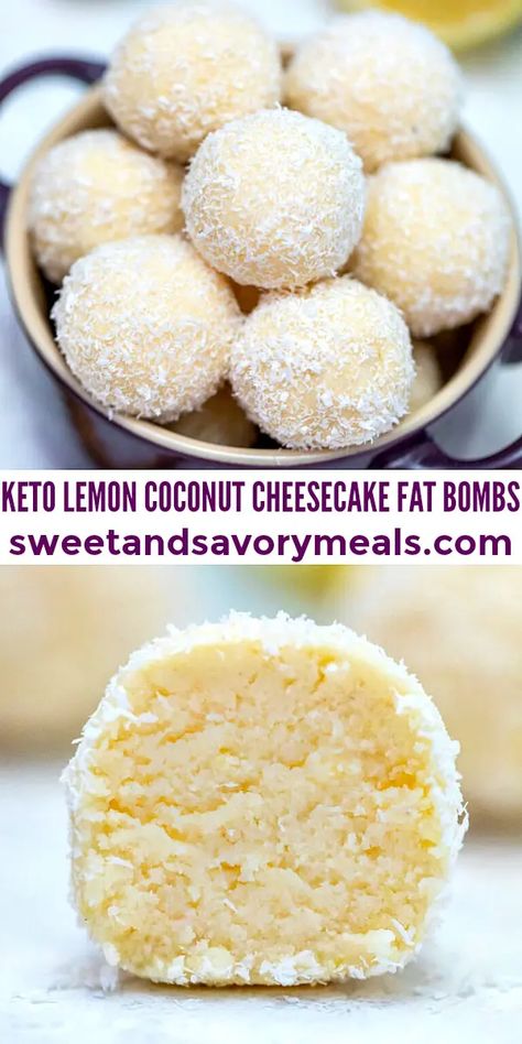 Lemon Coconut Cheesecake, Dolce Poche Calorie, Keto Quiche, Desayuno Keto, Coconut Cheesecake, Desserts Keto, Breakfast Low Carb, Postre Keto, Savory Meals