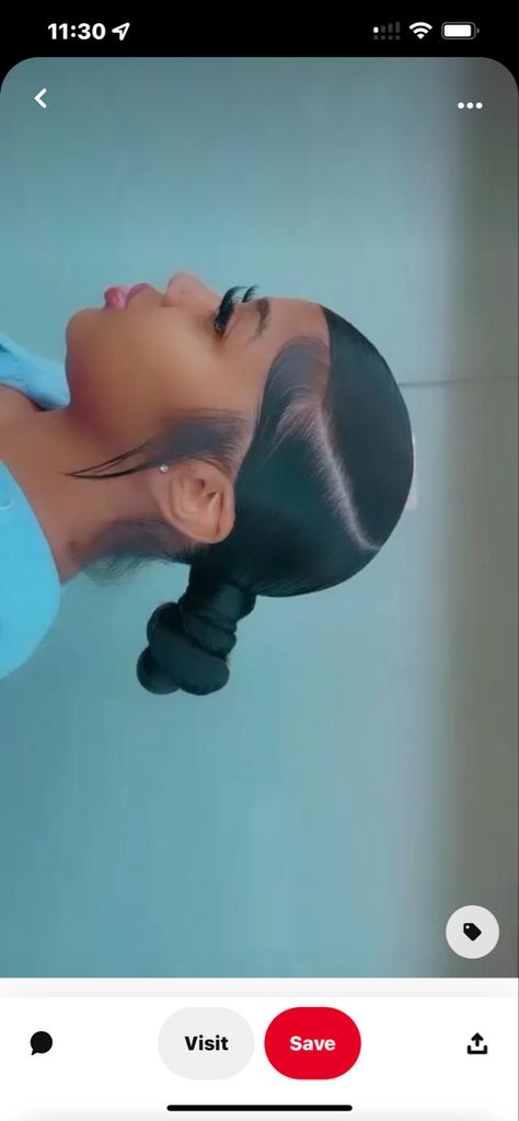 Too Not Bun, Frontal Knot Bun, Side Swoop Knot Bun, Top Knot Bun With Edges, Swoop Low Knot Bun, Side Part Bun With Edges, Side Slick Back Hairstyles, Slick Back Knot Bun With Swoop, Swoop Knot Bun To The Back