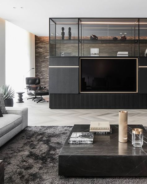 Dieter Vander Velpen (@vandervelpen) • Instagram photos and videos Living Room Perspective, Custom Tv Cabinet, Room Perspective, Deer Tattoos, Divider Cabinet, Wall Mount Tv, Modern Tv Unit, Room Partition Wall, Mount Tv