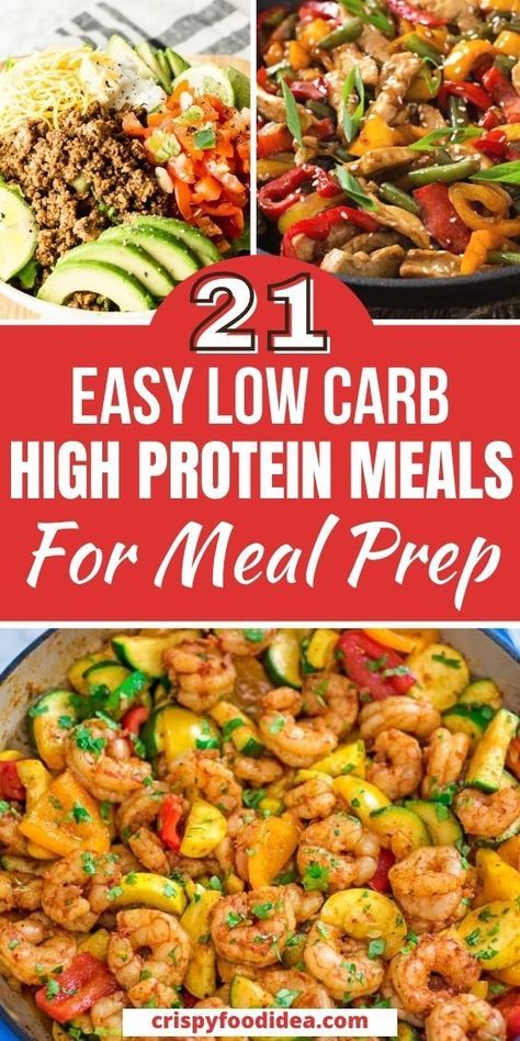 Pin on Protein Meals Low Carb High Protein Recipes, Low Carb High Protein Meals, High Protein Meals, Healthy Low Carb Dinners, Low Carb High Protein, Healthy Protein Meals, Healthy High Protein Meals, High Protein Low Carb Recipes, Boiled Egg Diet Plan