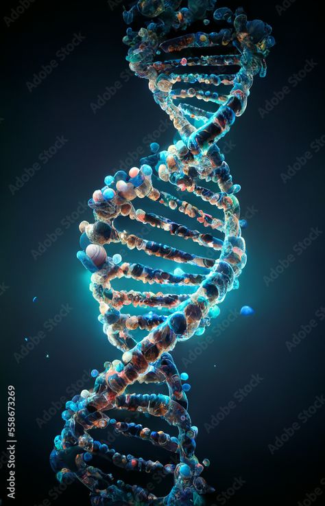 Genetic Mutation Aesthetic, Dna Illustration, Dna 3d, Dna Science, Star Tetrahedron, Dna Genetics, Dna Art, Inspirational Paintings, Dna Replication