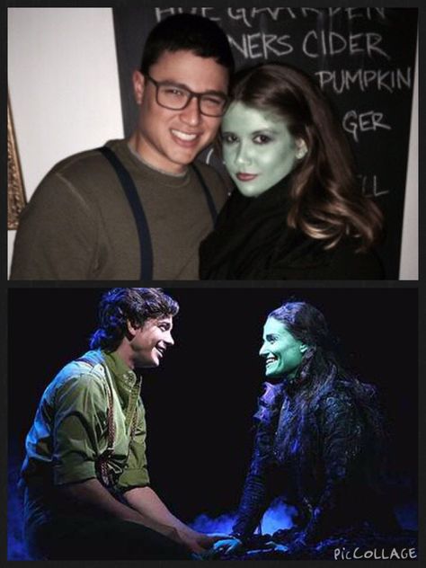 Halloween 2014 Couples Costume :) Elphaba and Fiyero Elphaba And Fiyero, Costumes Scary, Best Couples Costumes, Couple Costume, Couples Costume, Halloween 2014, Spooky Scary, Couples Costumes, Best Couple