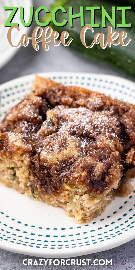 Apple Zucchini Cake, Zuchini Baking Recipes, Zucchini Coffee Cake, Apple Zucchini, Zucchini Desserts, Zucchini Cakes, Zucchini Cakes Recipe, Zucchini Recipes Dessert, Coffee Cake Recipes Easy