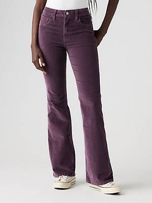 Wardrobe Palette, Fit And Flare, The Knee, Plum, Women's Jeans, Levi's, High Rise, Women Jeans, Slim Fit