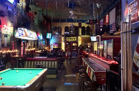 Retro Dive Bar, 70s Dive Bar Aesthetic, Pool Table Bar, Chicken Bar, Biker Bar, Country Bar, Barolo Wine, Dive Bars, Virginia Wineries