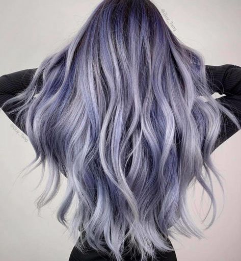 Icy Blue Hair, Silver Blue Hair, Silver Ombre Hair, Pastel Blue Hair, Platinum Blonde Hair Color, Blue Ombre Hair, Guy Tang, Beautiful Hair Color, Platinum Hair