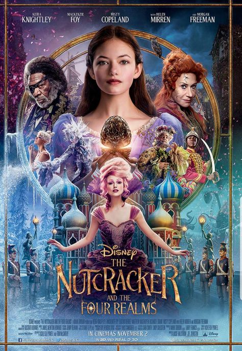 November 11, 2018 Nutcracker Movie, Disney Nutcracker, Zootopia 2016, Nutcracker And The Four Realms, Tam Film, Kad Nama, جوني ديب, Mackenzie Foy, Bon Film